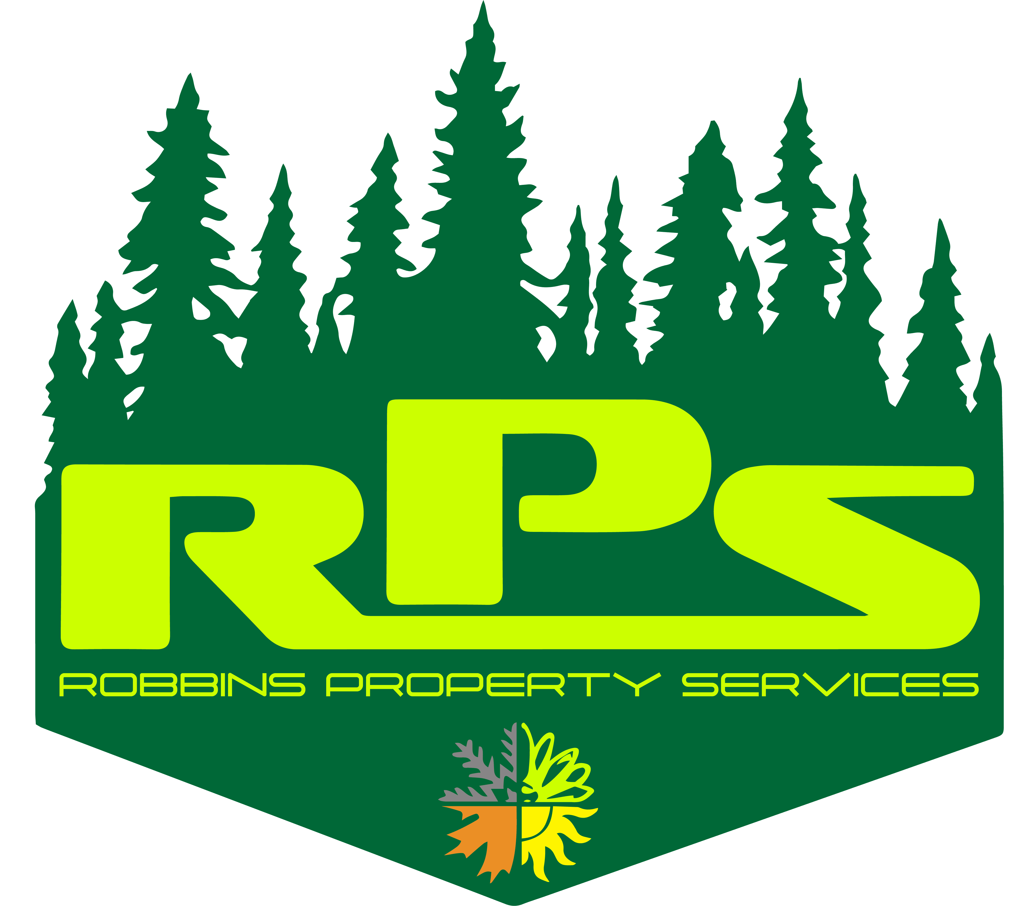 Robbins Property Services - Badge Logo for Landscape Services