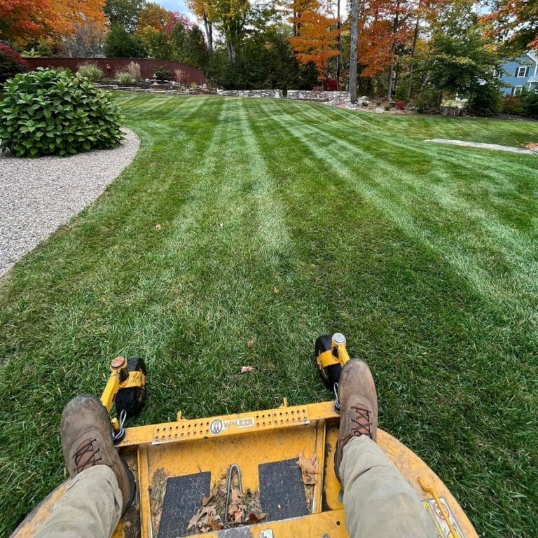 Lawn mowing and trimming Portland ME - Robbins Property Services-3